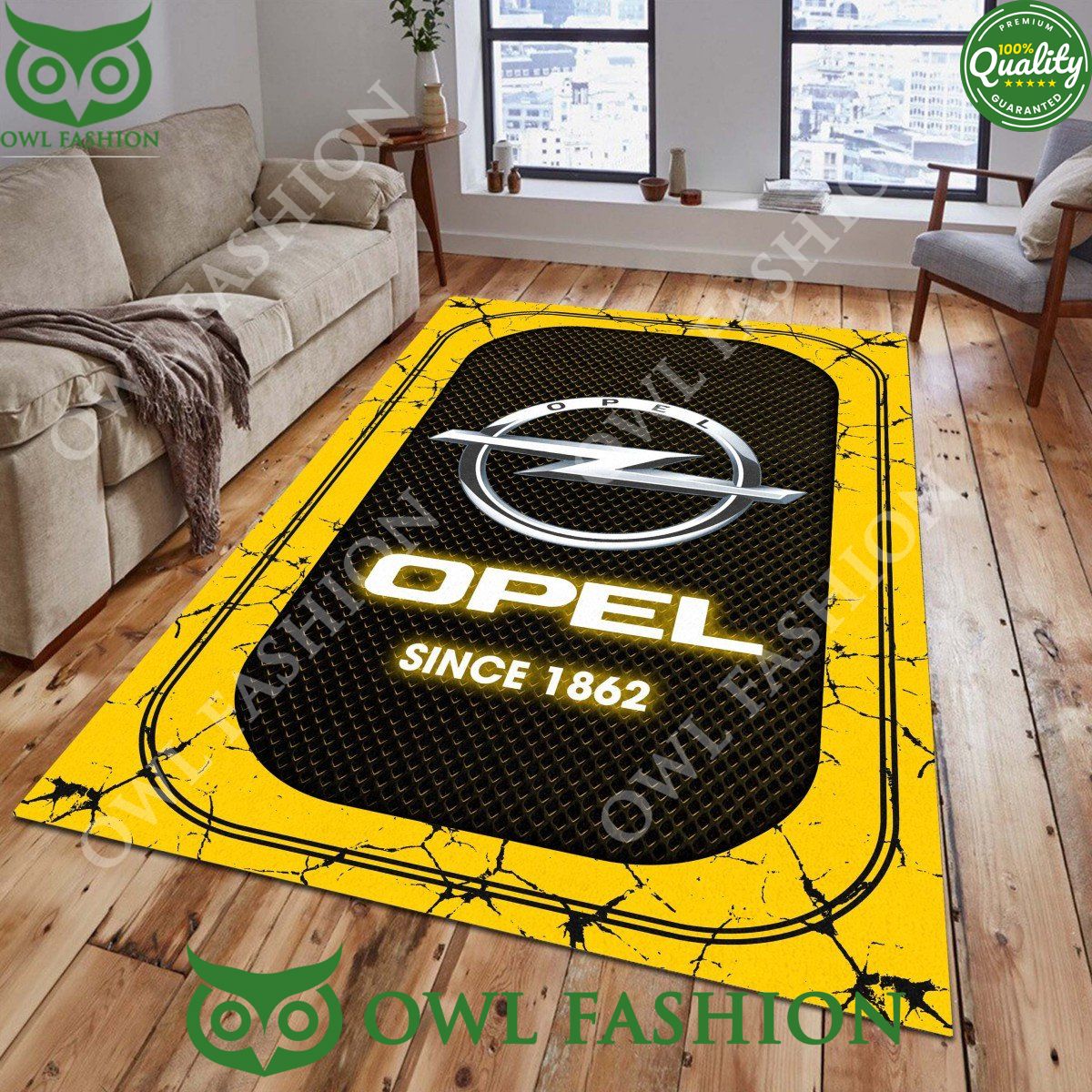 Opel 1862 Motorcycles Rug Carpet For Stone Marble