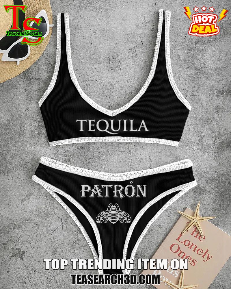 Top Hot Trending Women Drink High Waisted Bikini Sets 21 Patron Tequila Holiday High Waisted Bikini Sets