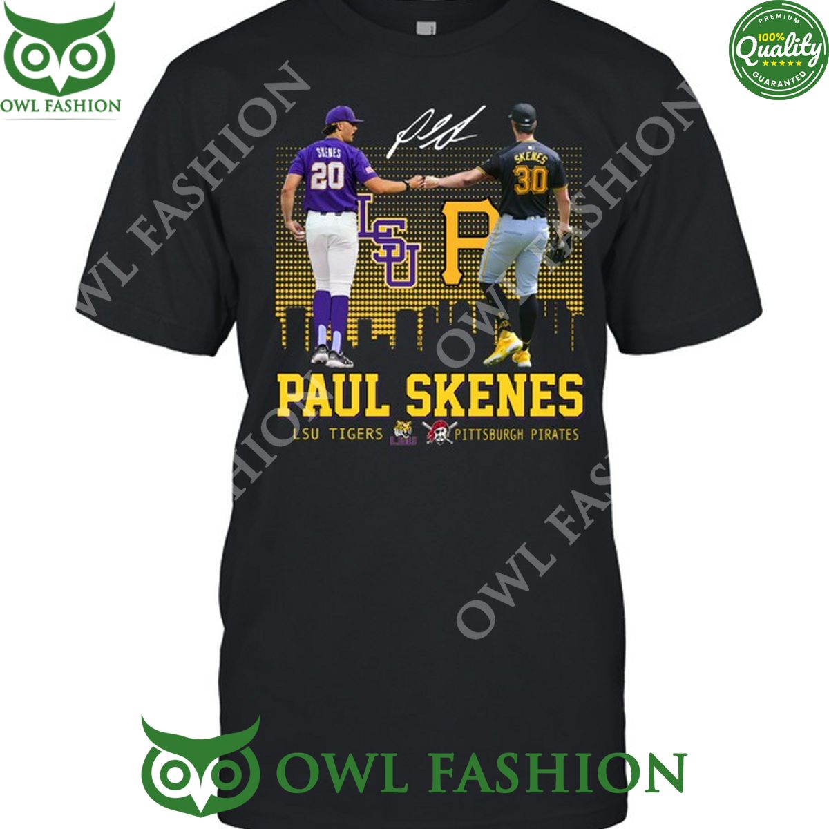 Paul Skenes LSU Tigers Pittsburge Pirates Battle legend t shirt