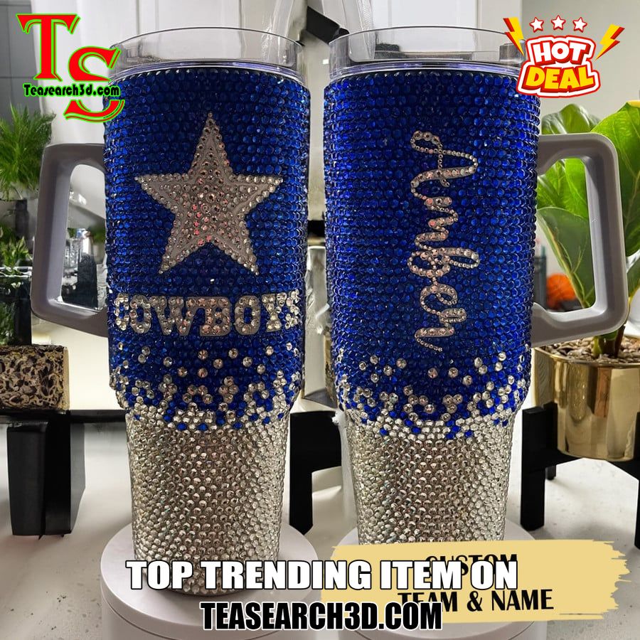 Rhinestone Tumbler With Name On Teasearch 8 Personalized Dallas Cowboys 40Oz Rhinestone Tumbler