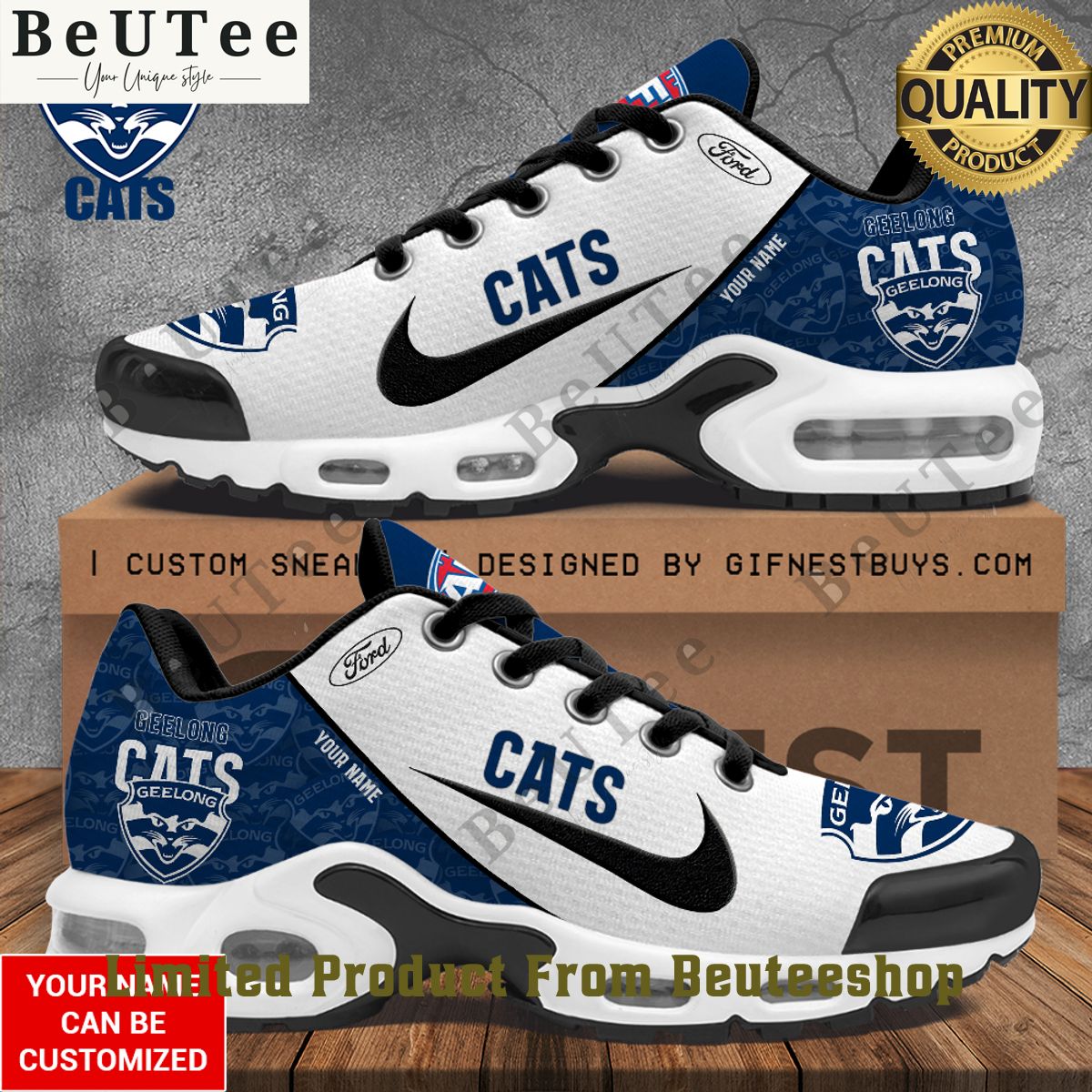 Personalized Geelong Cats Football Club Air Max Shoes