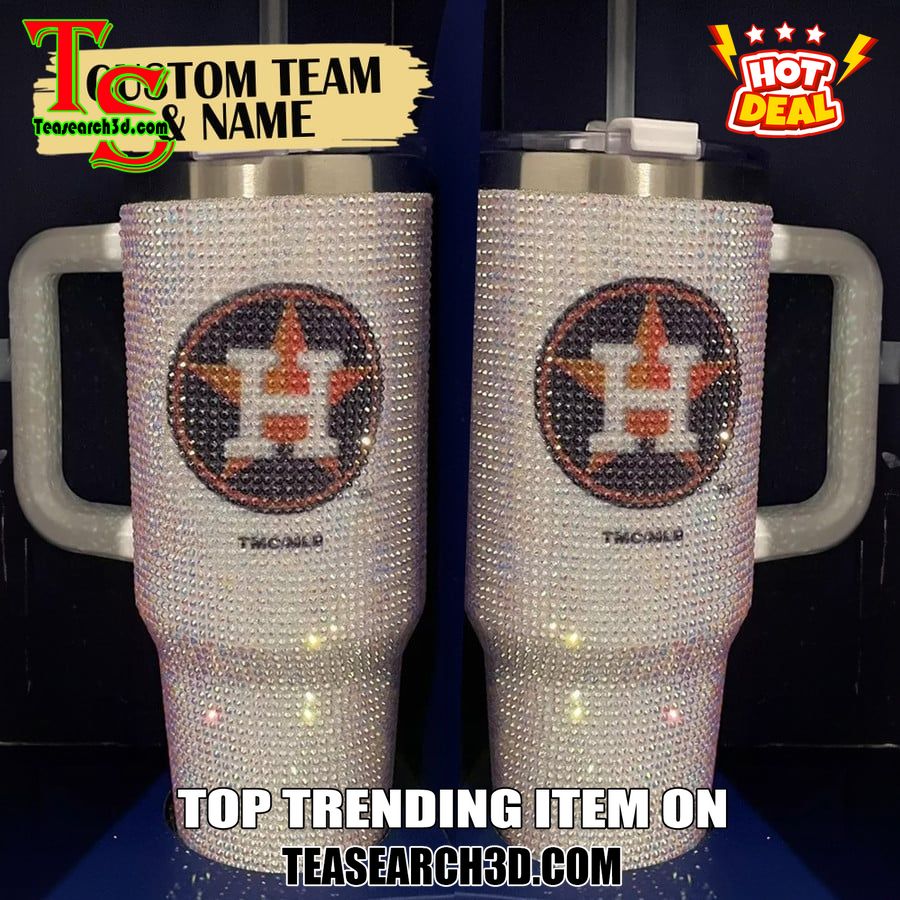 Rhinestone Tumbler With Name On Teasearch 13 Personalized Houston Astros 40Oz Rhinestone Tumbler