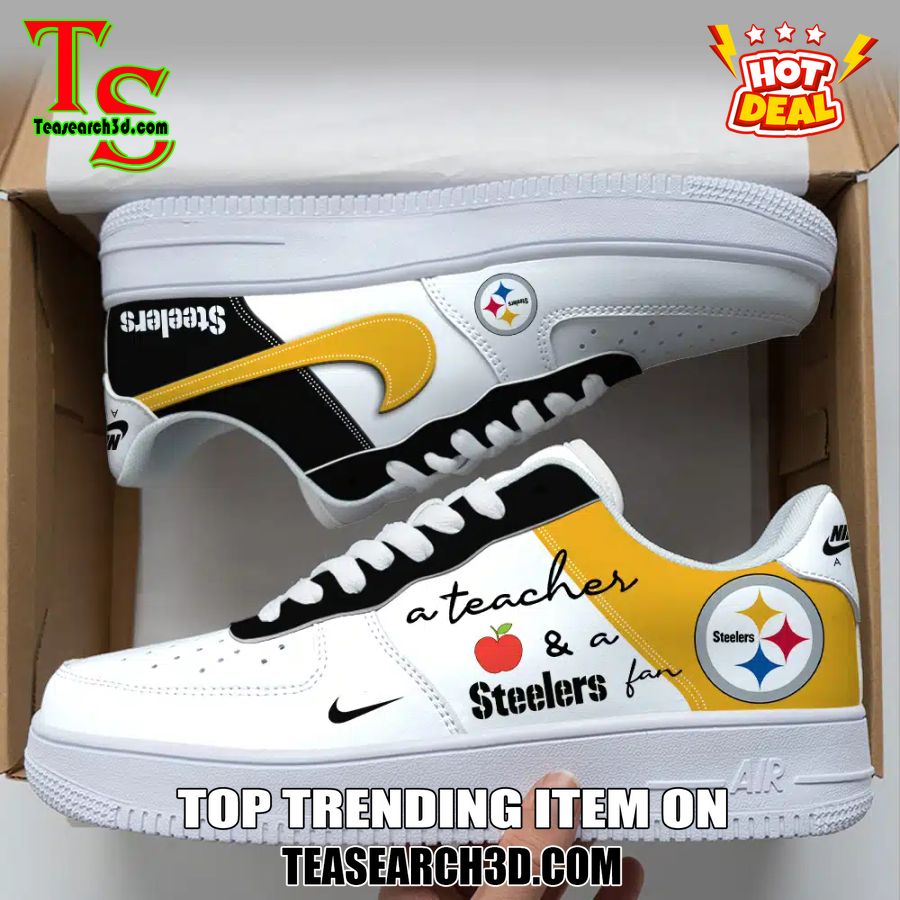 Top Hot Air Force Shoes NFL New Trending 2024 28 Pittsburgh Steelers Custom Job Nike Air Force Shoes