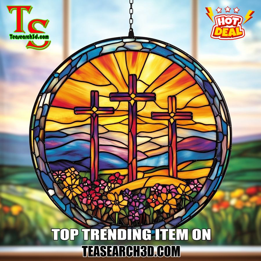 Hot Stained Glass Suncatchers ideas in 2024 24 Sacred Luminescence Stained Glass Suncatcher Ornament