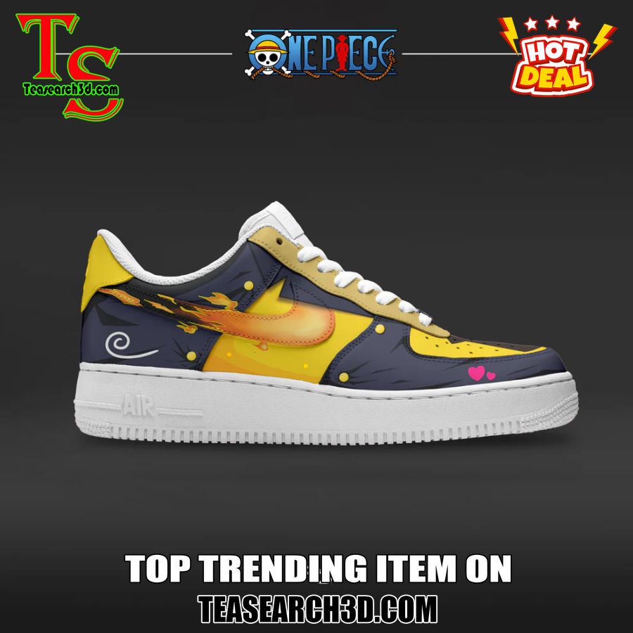 Custom Air Force 1 Sneakers With Best Price 34 Sanji One Piece Custom Nike Air Force 1 Sneakers