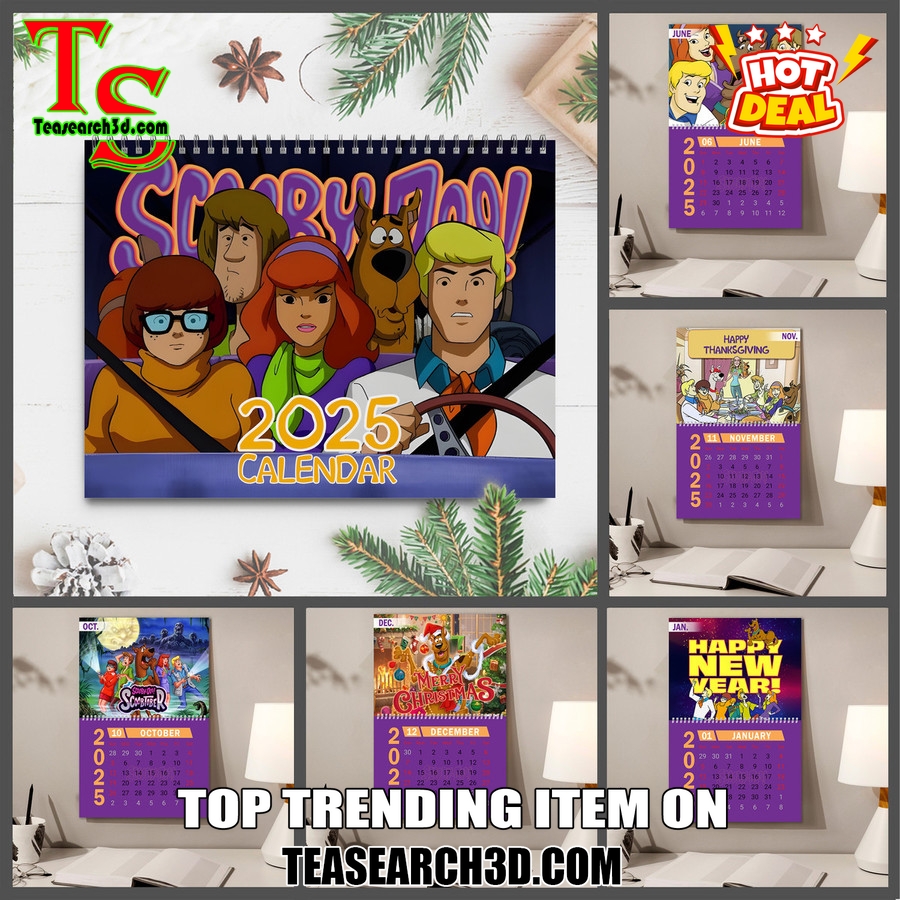 New Trending Calendar On Teasearch 281124 17 Scooby-Doo Wall Hanging Calendar 2025