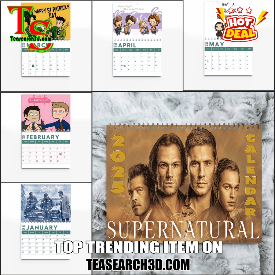 Music Wall Hanging Calendar 2025 23 Supernatural 2025 Wall Hanging Calendar