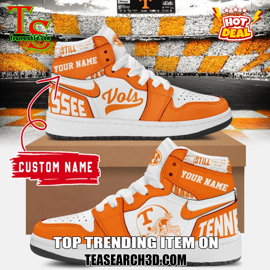 New Trending Air Jordan High Top Shoes 150125 29 Tennessee Volunteers Custom Name Air Jordan High Top Shoes