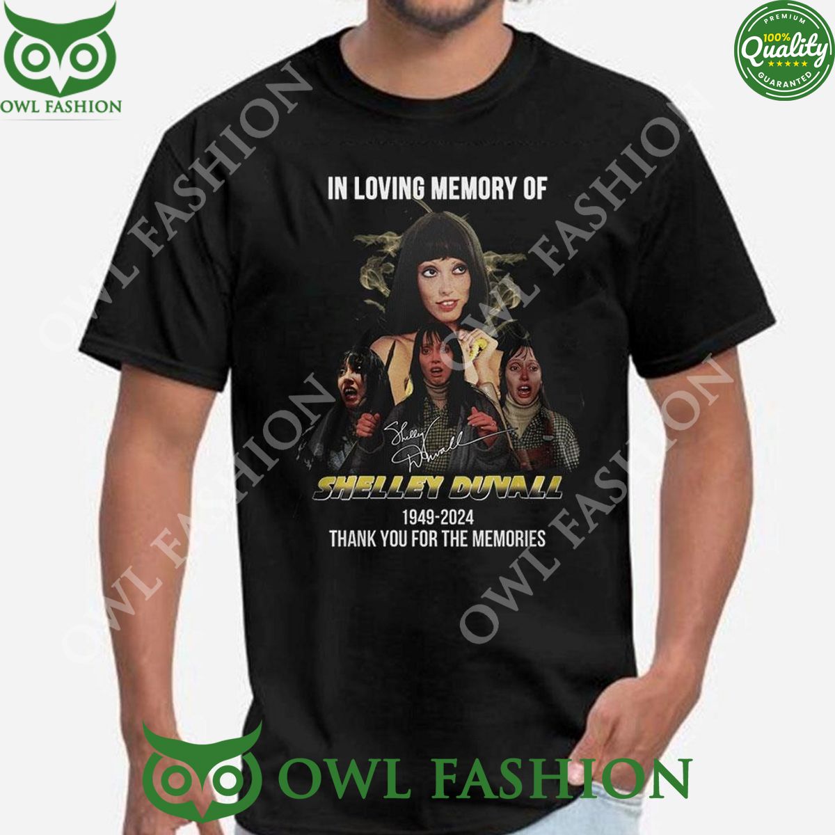 Thank You For The Memories In Loving Memory Of Shelley Duvall 1949 2024 t Shirt