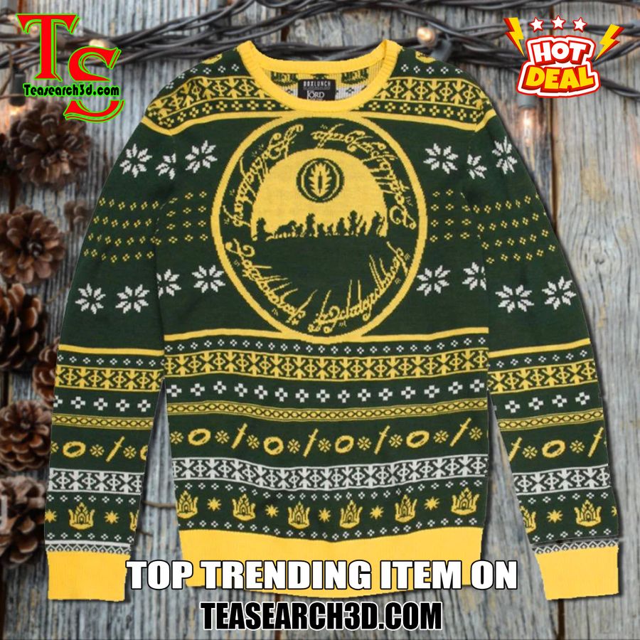 Amazing Trending Christmas Ugly Sweater With Free Shipping 23 The Lord Of the Rings Christmas Ugly Sweater Style 02
