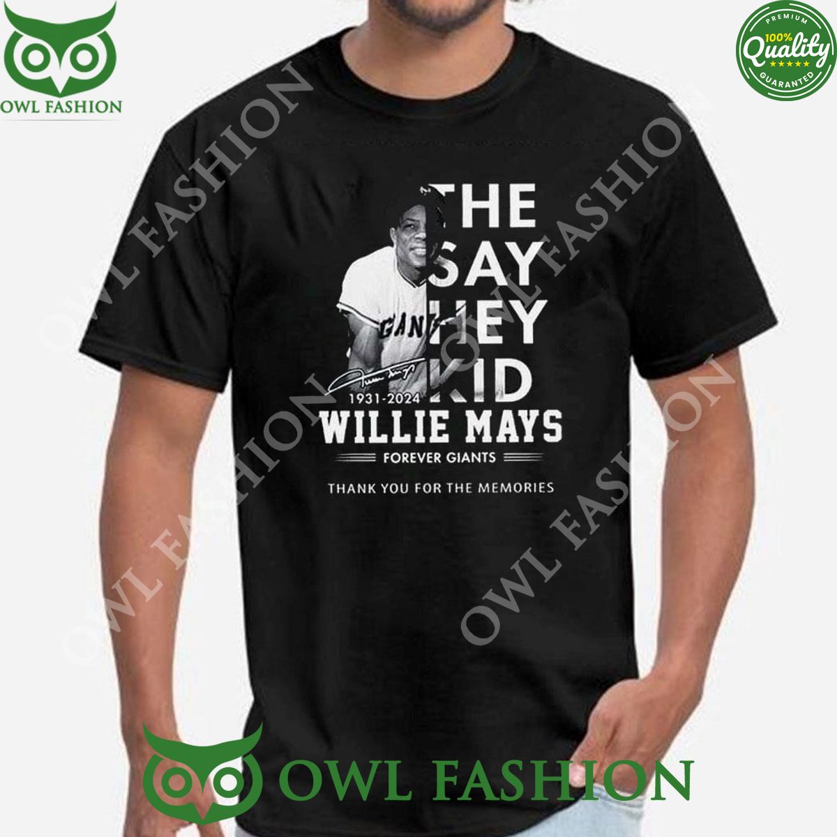 The Say Hey Kid Willie Mays Forever Giants TShirt