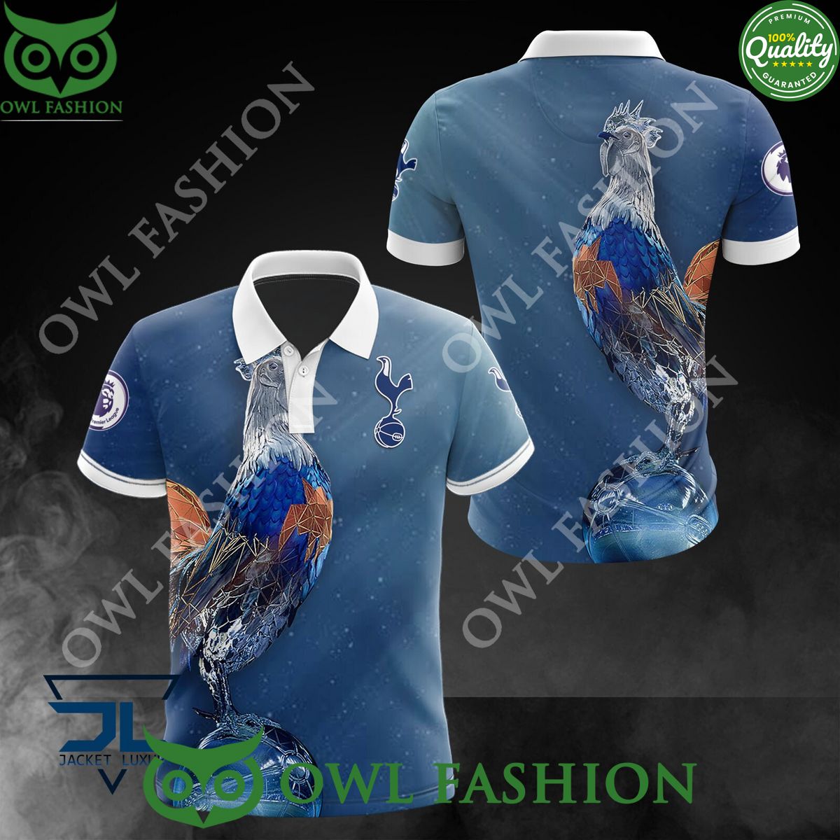 Tottenham Hotspur FC Diamond rooster polo shirt