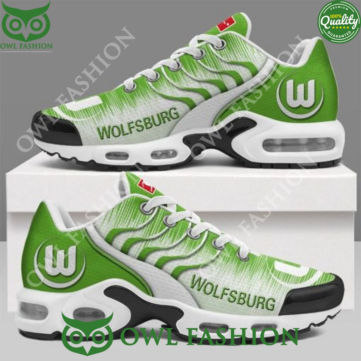 VfL Wolfsburg Sonderausgabe FC Bundesliga Air Max Plus green shoes