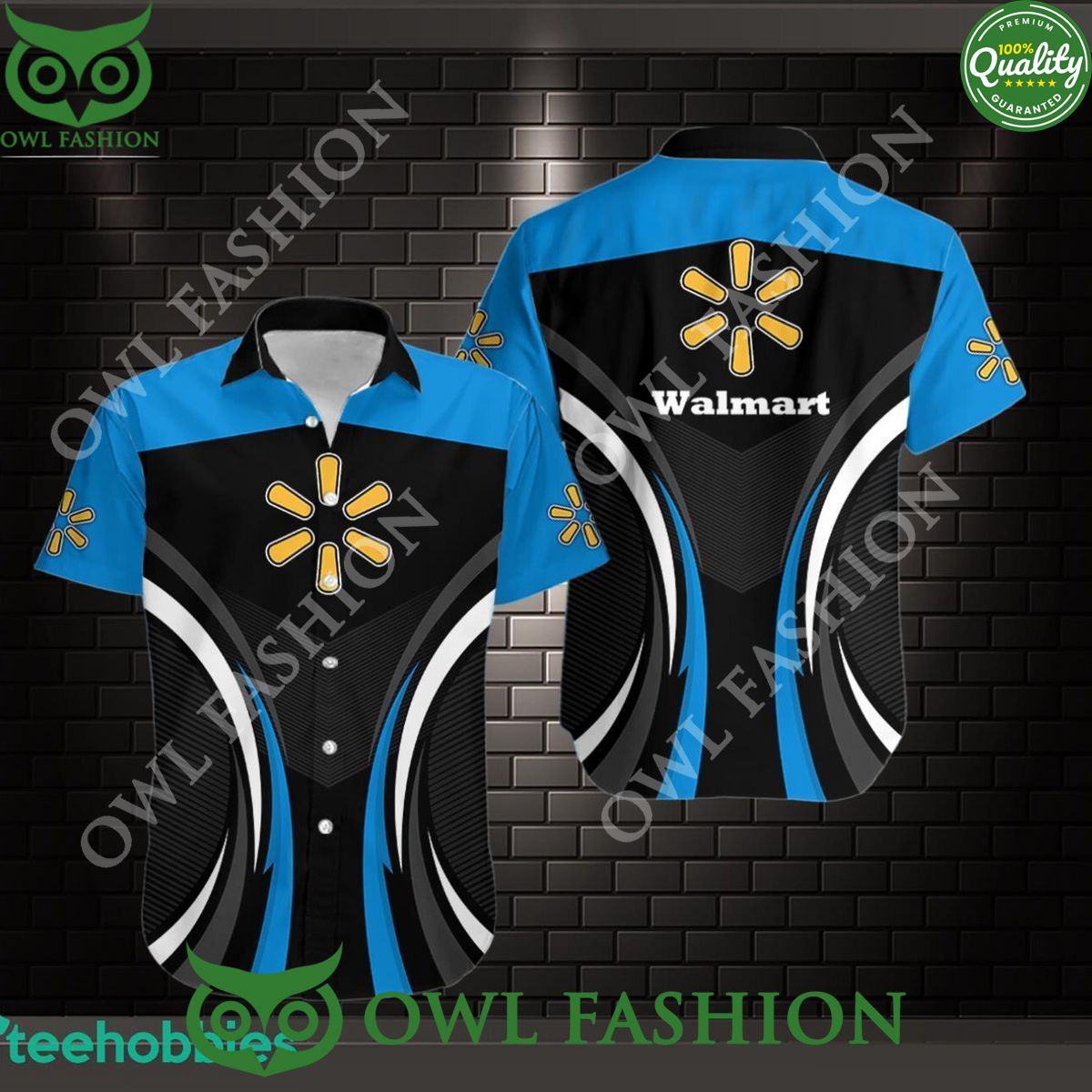 Walmart Logo Limited Summer 3d Hawaiian Shirt