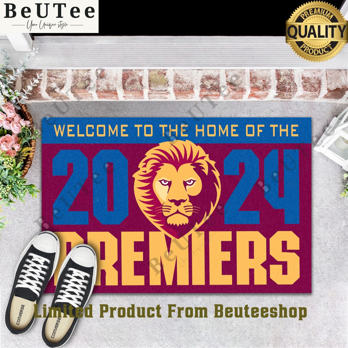 Welcome AFL Champion Brisbane Lions Foldable Doormat