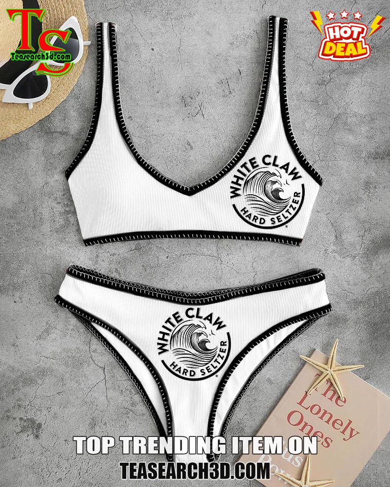 Top Hot Trending Women Drink High Waisted Bikini Sets 33 White Claw Beach Sport High Waisted Bikini Sets