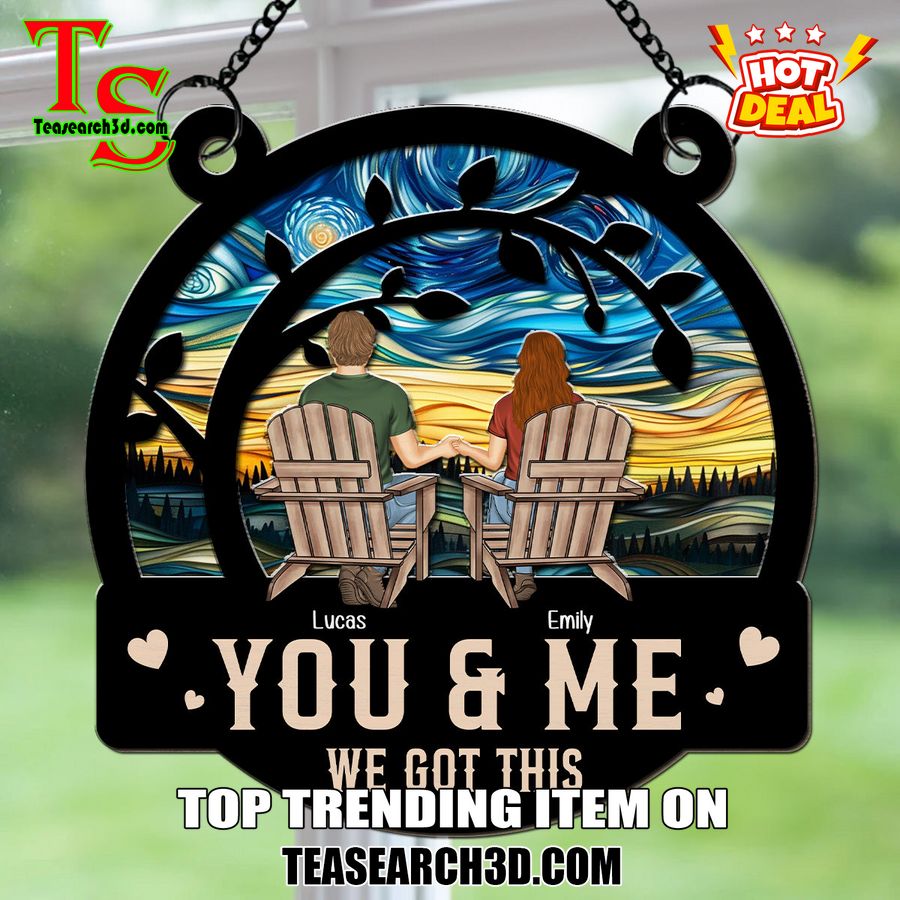 Hot Stained Glass Suncatchers ideas in 2024 31 You & Me We Got This Custom Stained Glass Suncatcher Ornament