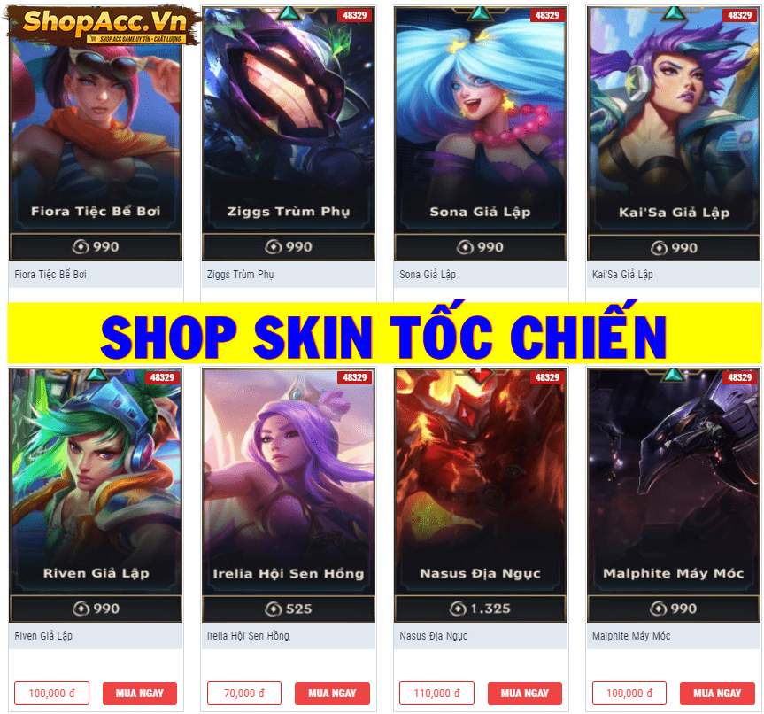 SHOP TRANG PHỤC TỐC CHIẾN