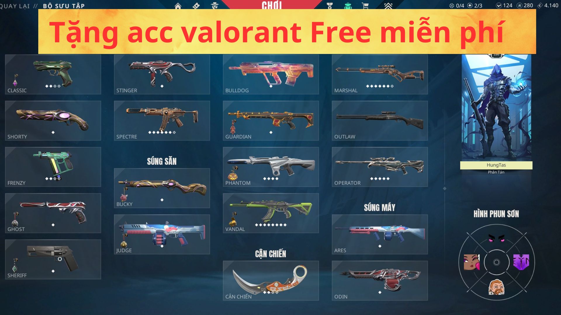 Share acc valorant free miễn phí cho anh em cộng đồng