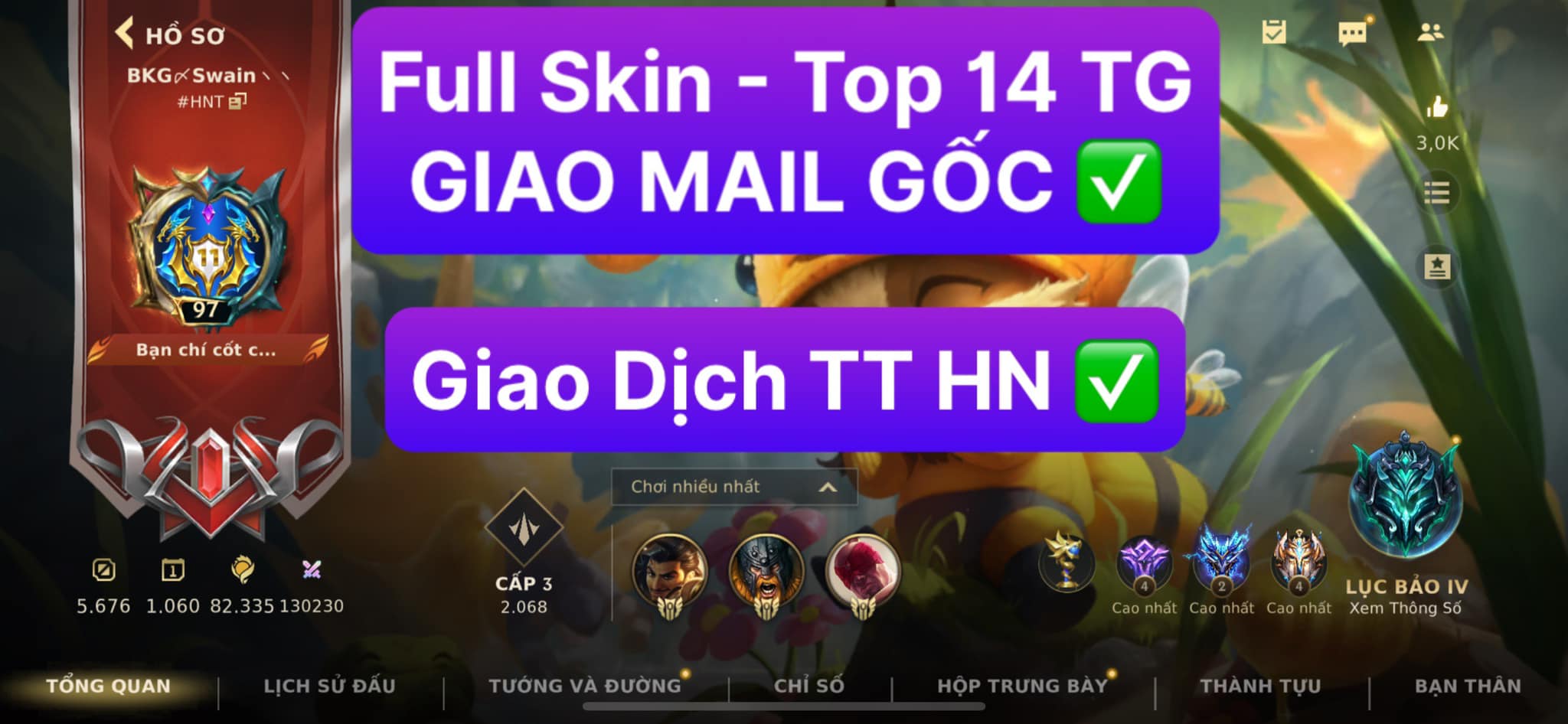 Mua Bán Acc Tốc Chiến Full Skin Giá Rẻ Uy Tín Tại Shopacc.vn