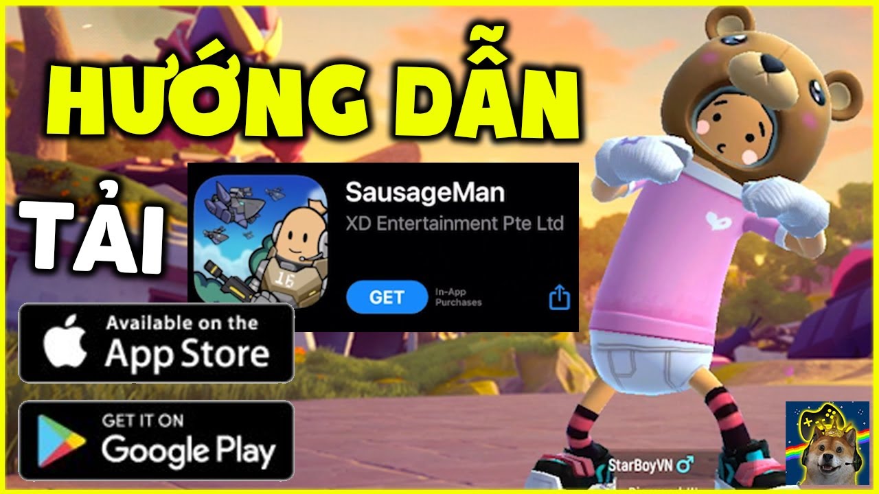 Hướng Dẫn Cách Tải Sausage Man Trên Điện Thoại IOS, ANDROID