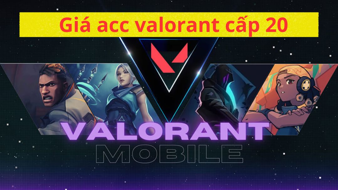 Giá Acc valorant cấp 20 chất lượng tại Shopacc.vn