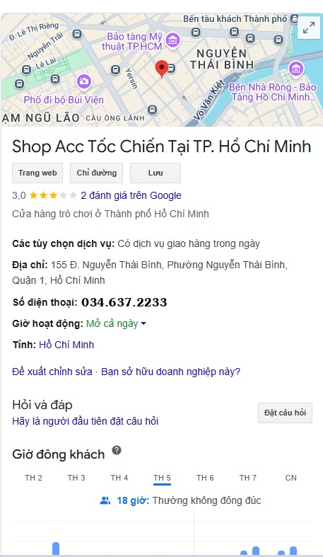 shop acc tốc chiến tại tp hồ chí minh