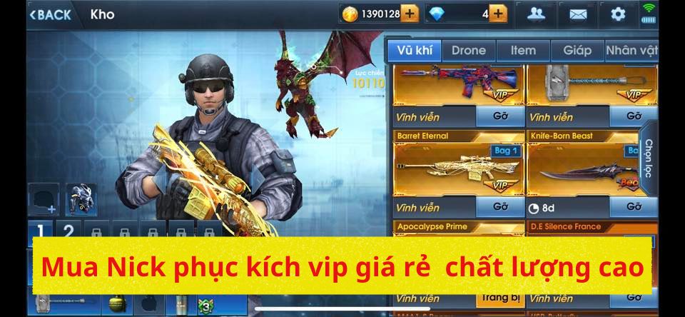 Mua Nick phục kích vip giá rẻ uy tín