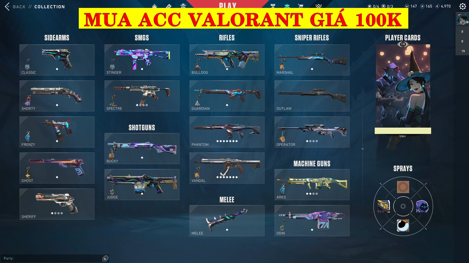 mua acc valorant giá 100k