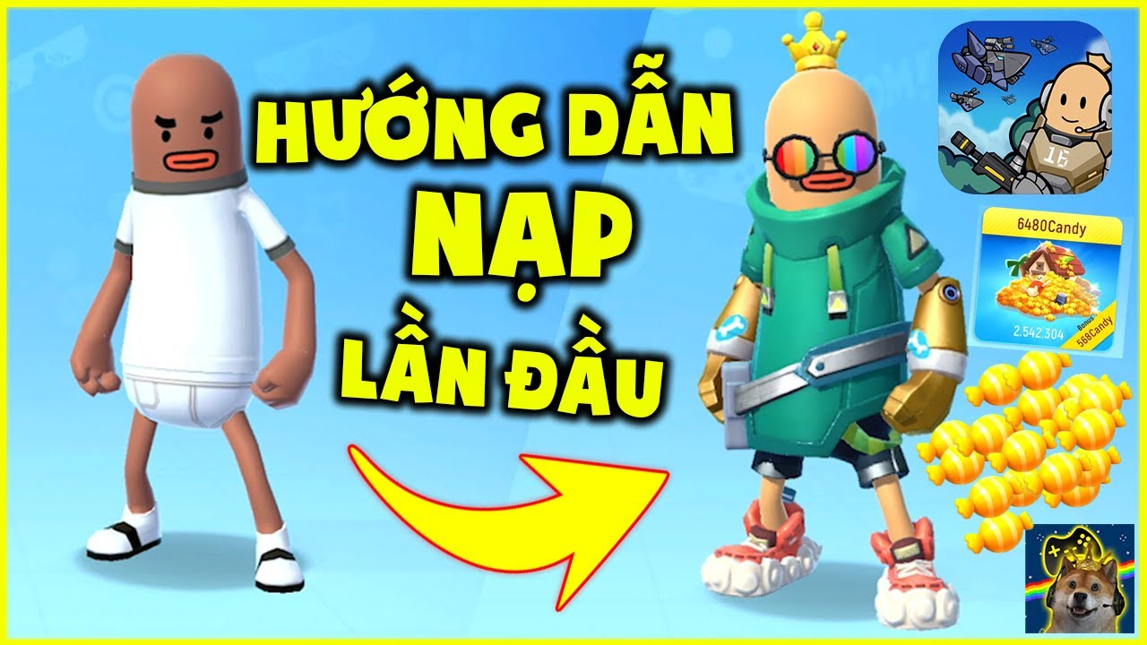 nạp kẹo sausage man lần đầu