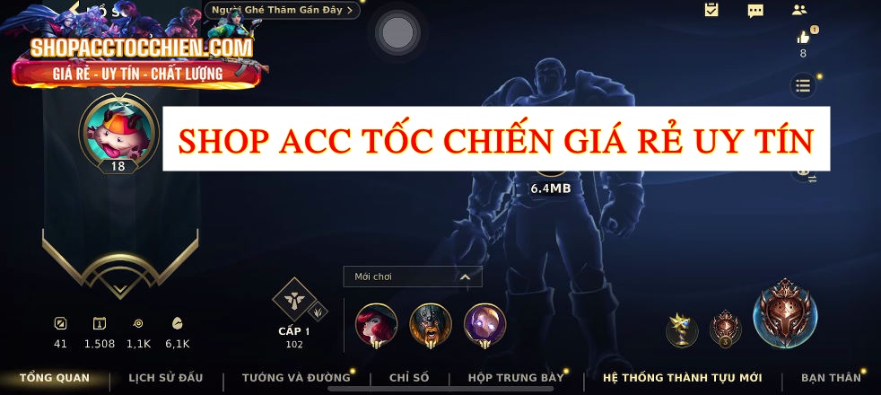 shop acc tốc chiến giá rẻ