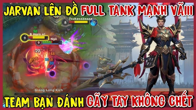 jarvan lên đồ full tank