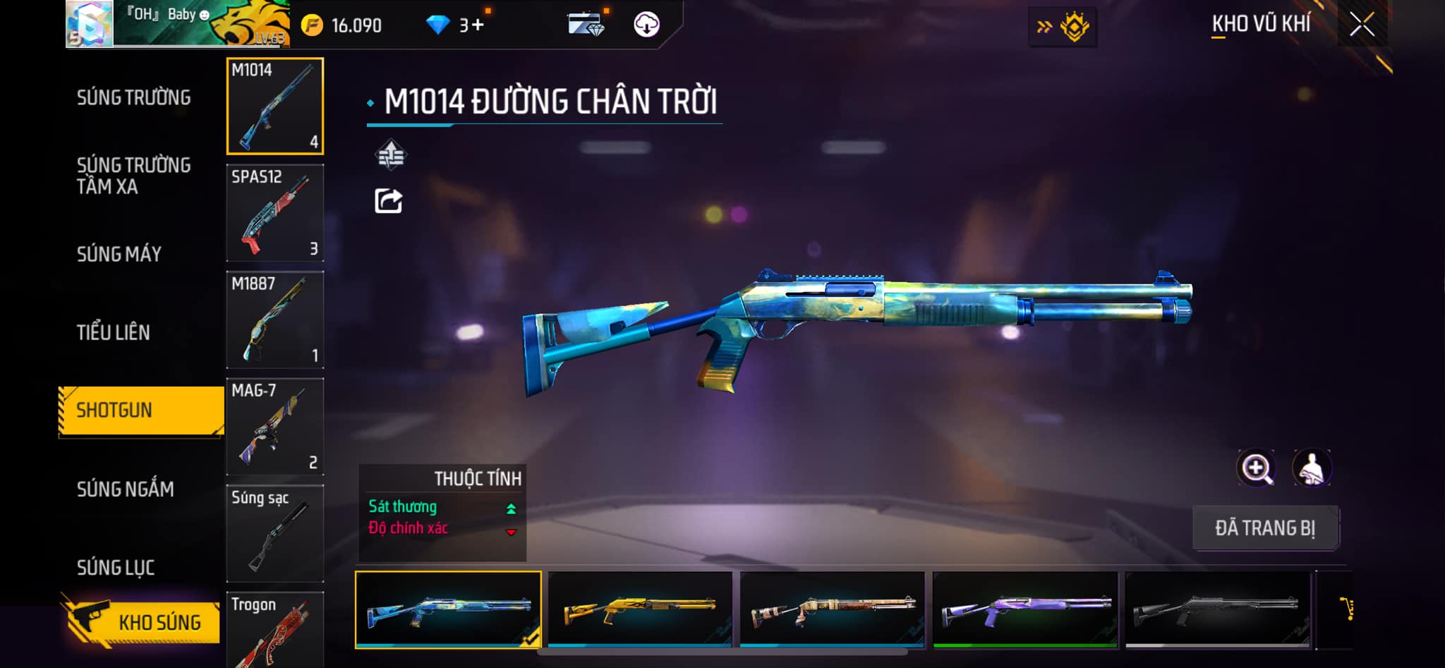 Shop bán acc free fire full súng uy tín