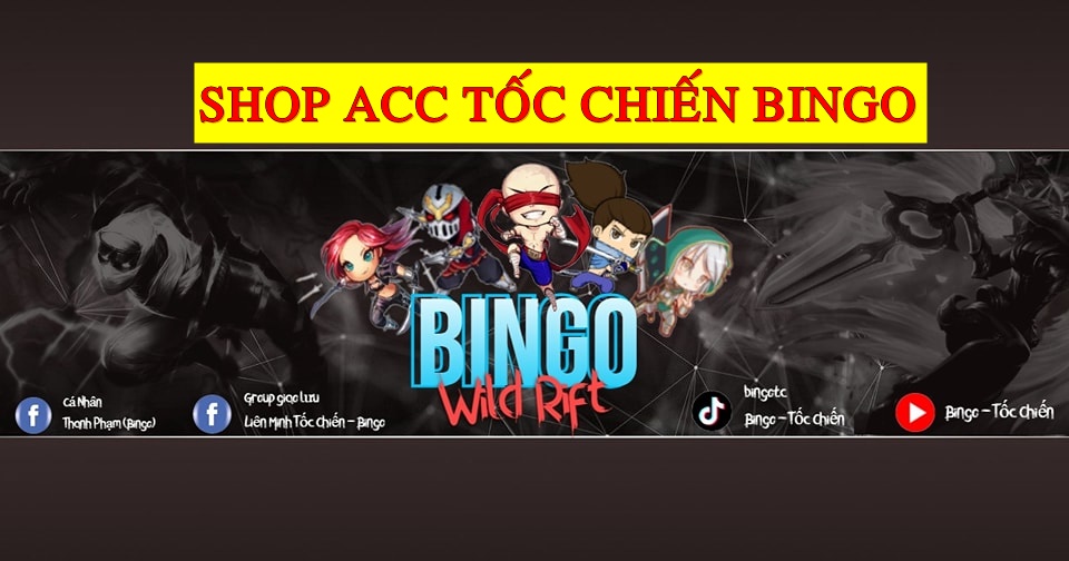 shop acc tốc chiến bingo
