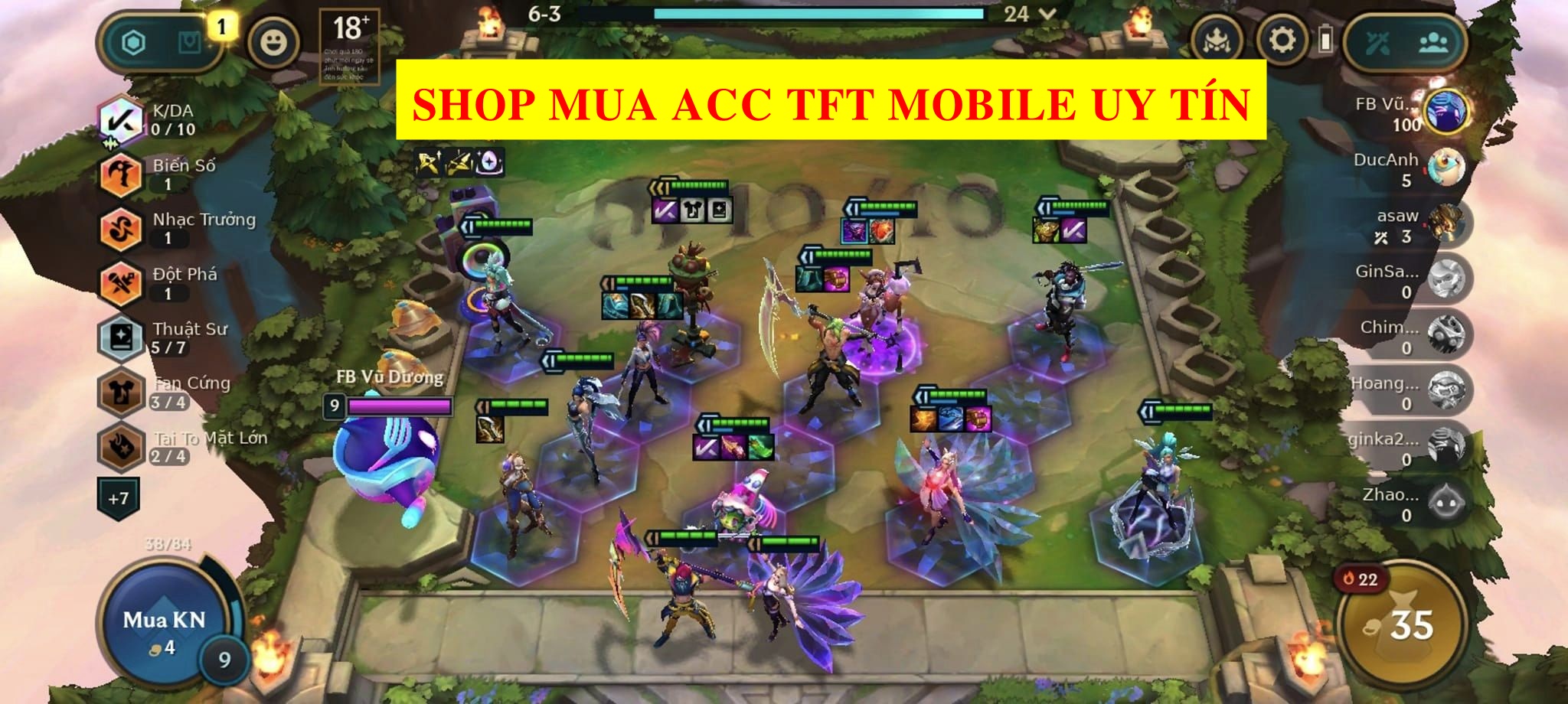 shop acc tft uy tín